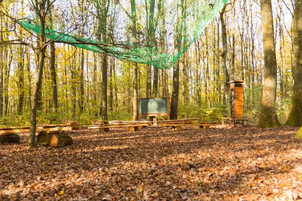 An outdoor classroom